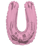 Letter U Light Pink- 14" in