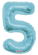 Number 5 Light Blue - 14" in
