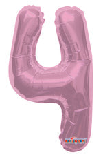 Number 4 Light pink - 14" in