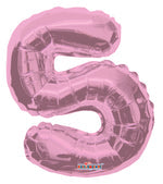 Number 5 Light pink - 14" in