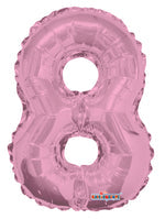 Number 8 Light pink - 14" in