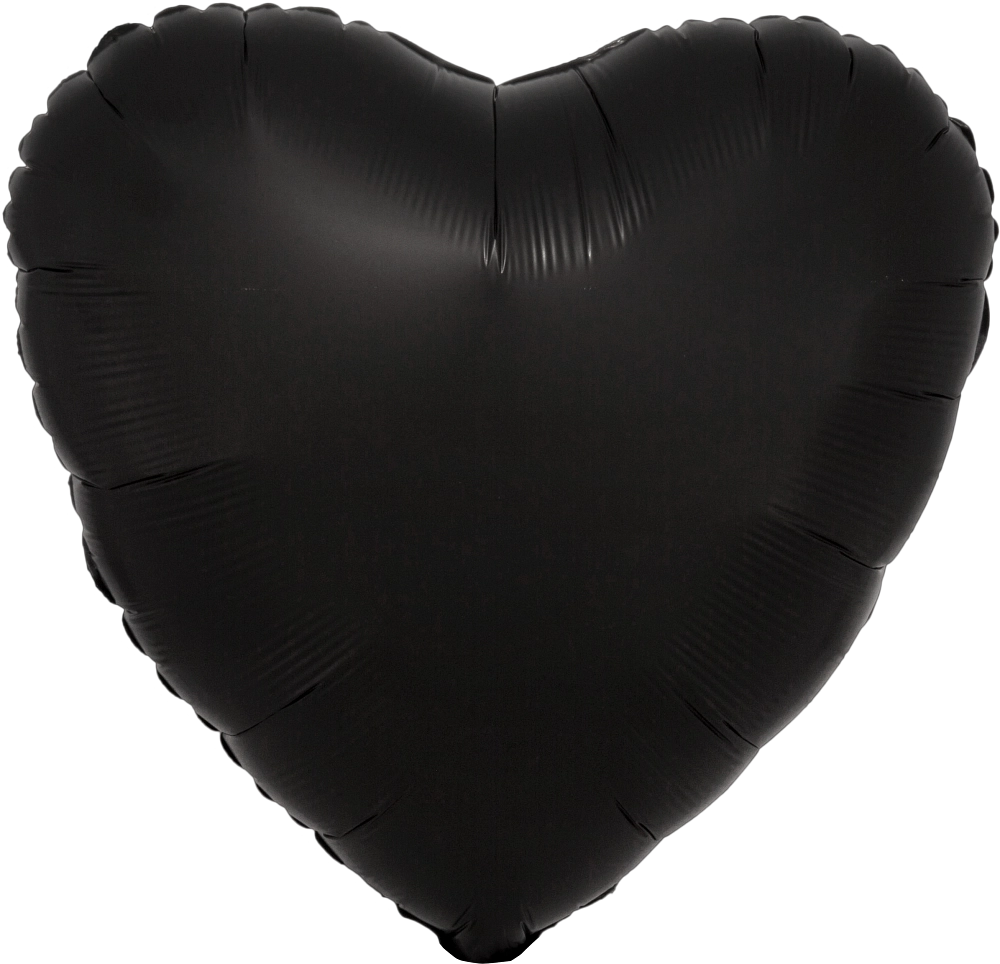 2 Satin Luxe Heart Anagram 18" (Choose Your Color)