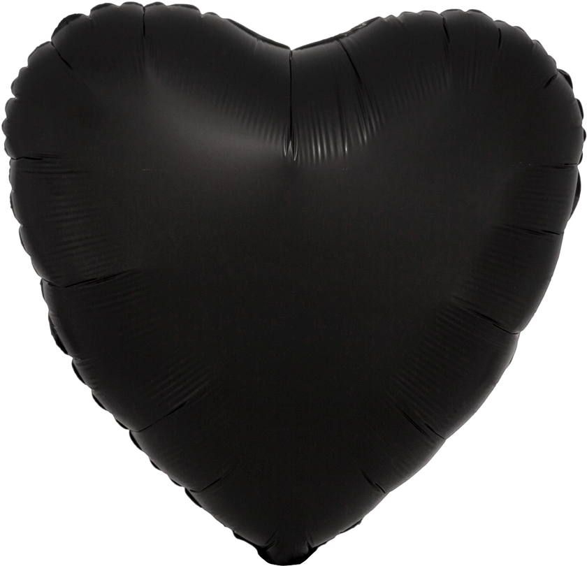 2 Satin Luxe Heart Anagram 18" (Choose Your Color)