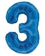 Number 3 Blue - 34" in