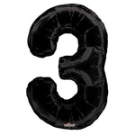 Number 3 Black - 34" in