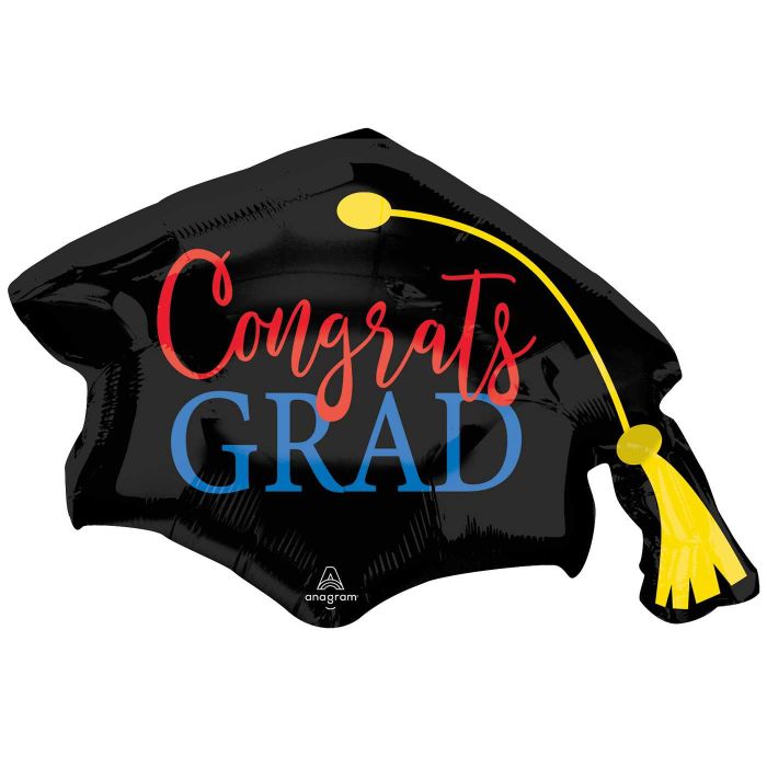 Congrats Grad Red & Blue 31"