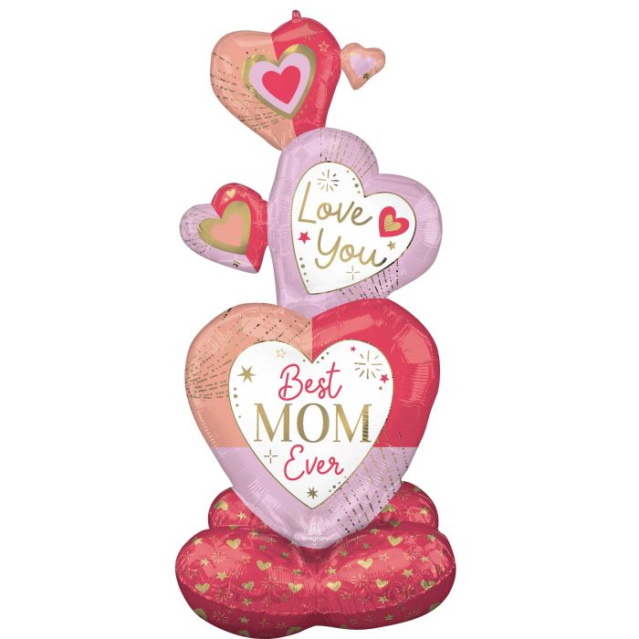 Airloonz Best Mom Hearts 55"