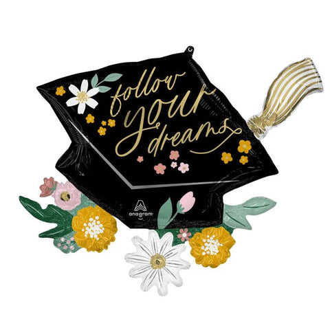Follow Your Dreams Grad Cap 30