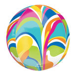 Vibrant Macro Marblez Orbz 16" in - Foil Balloon