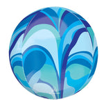 Blue Macro Marblez Orbz 16" in - Foil Balloon