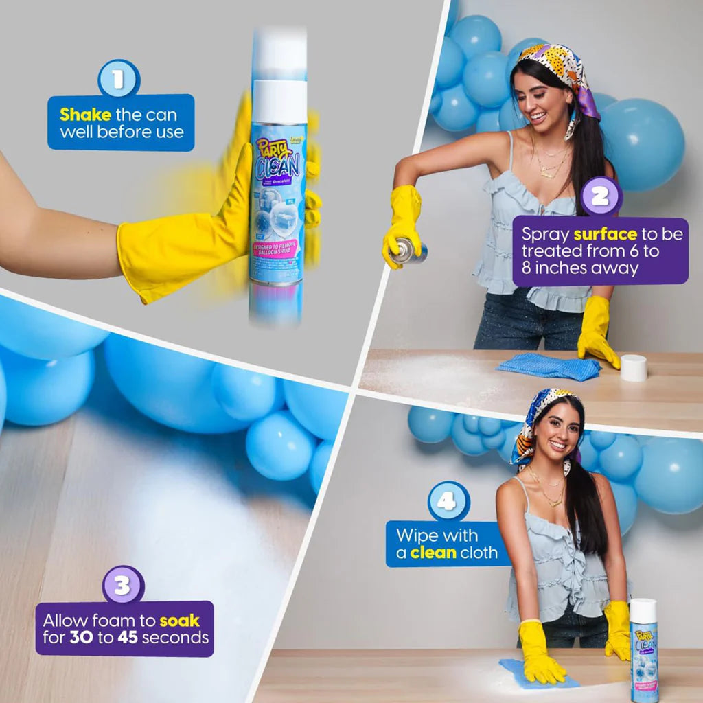 PARTY CLEAN 14oz BALLOON SHINE REMOVER