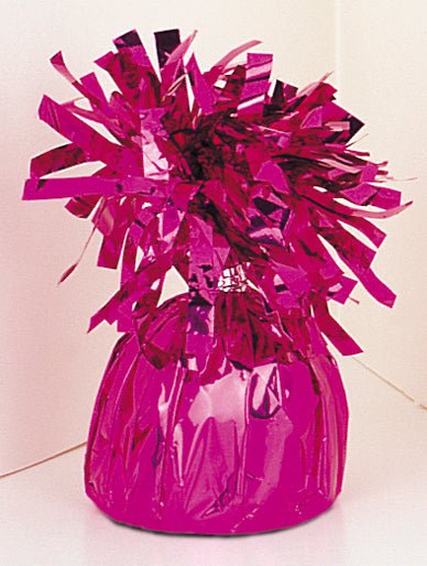 6 oz Magenta Foil Wrapped Balloon Weight