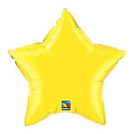 2 Star Shaped Foil Balloon 18" in each. Yellow