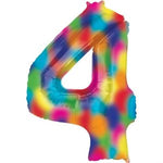 Number 4 Rainbow Splash - 34" in