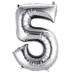 Number 5 Silver - 14" in