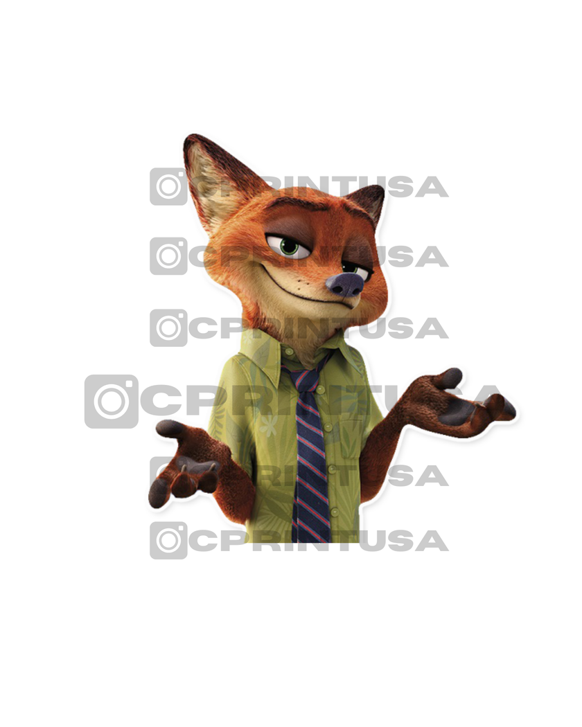 ZOOTOPIA CUT OUT