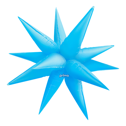 Non-Foil Starburst 3D Balloon -26in. (Choose Color)