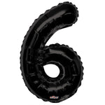 Number 6 Black - 34" in