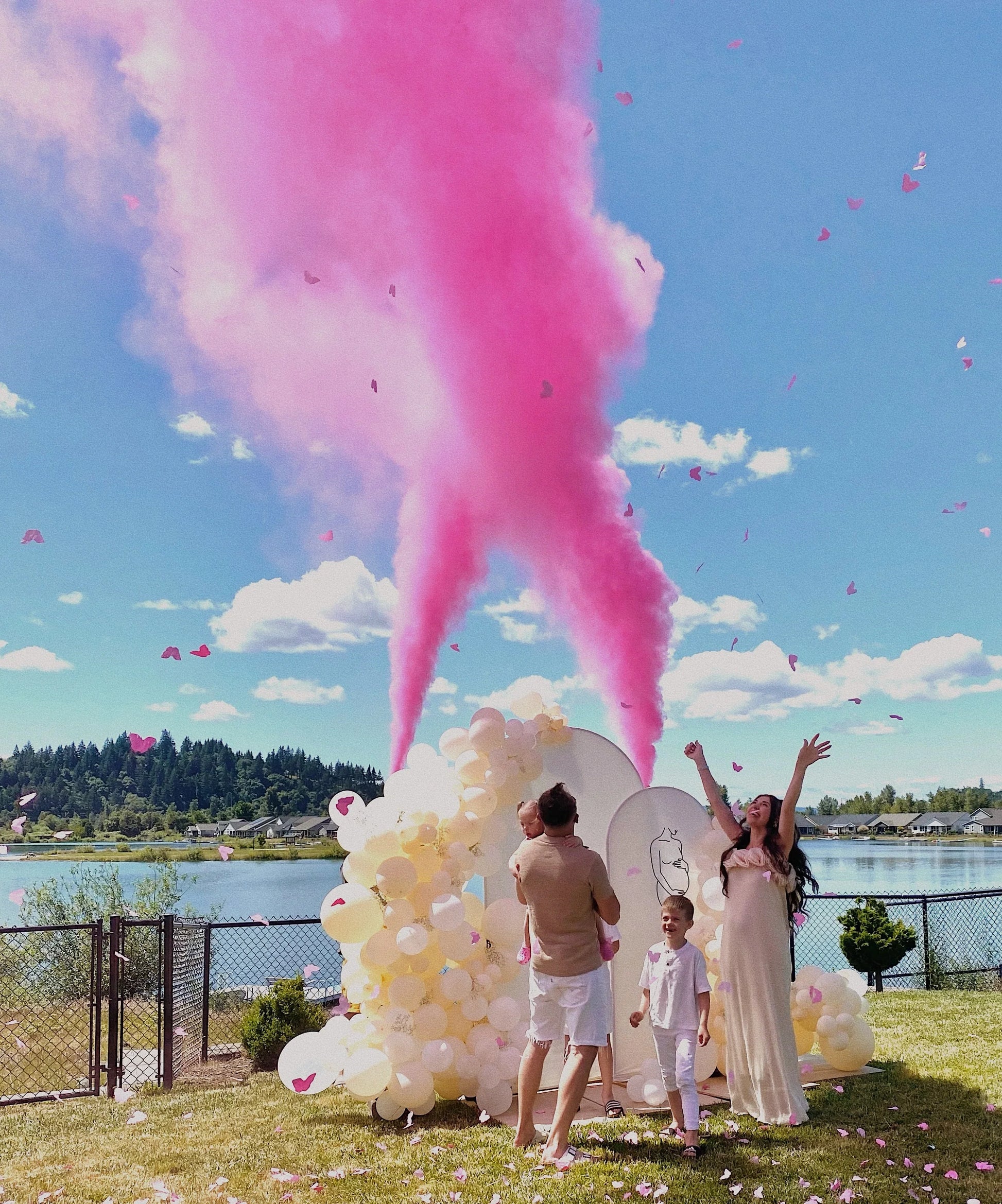 Gender Reveal Extinguisher Color Powder Smoke Blaster