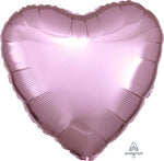 Metallic Pastel Pink Heart 18" Single Pack