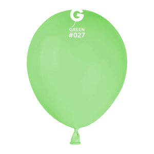 Neon Balloon Green AF50-027 | 100 balloons per package of 5'' each