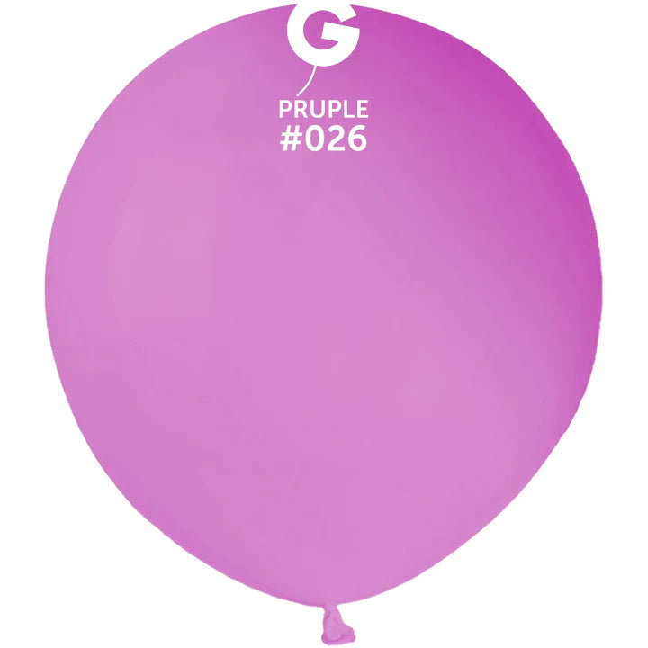 Neon Balloon Purple GF19-026 | 25balloons per package of 19" each