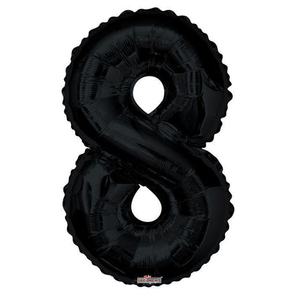 Number 8 Black - 34" in
