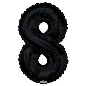 Number 8 Black - 34" in