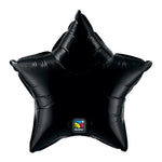 Black Star Shaped Foil Balloon 9" (5 Units per package)
