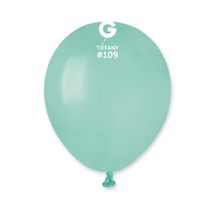 GEMAR | Solid Balloon Tiffany #109 - 5 in. Marshmallow