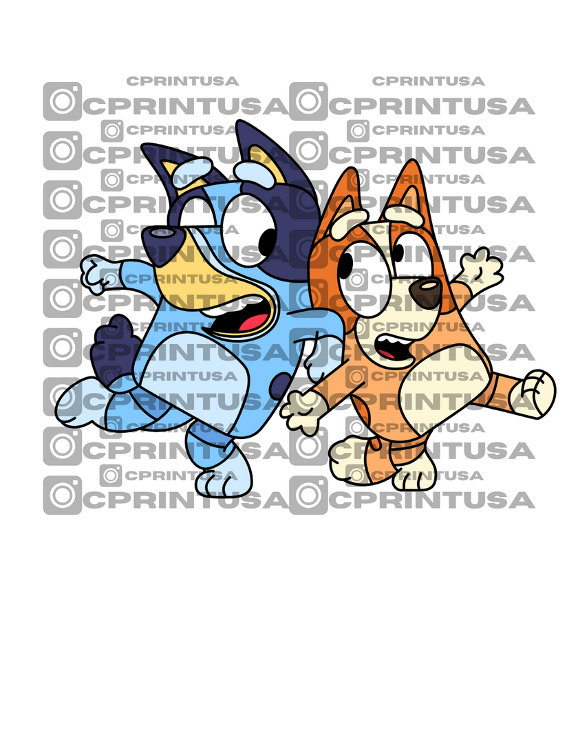 BLUEY & BINGO CUT OUT