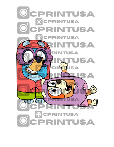 BLUEY & BINGO CUT OUT