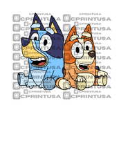 BLUEY & BINGO CUT OUT