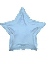 2 Star Shaped Foil Balloon 18" in each. Baby Blue