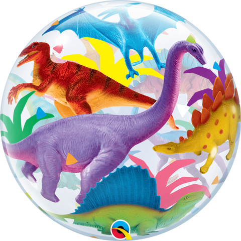 Colorful Dinosaurs Bubble Balloon 22