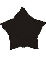 2 Star Shaped Foil Balloon 18" in each. Black