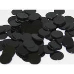 Black Confetti Foil 1" in