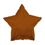 2 Star Shaped Foil Balloon 18" in each. Brown
