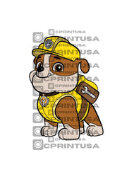 PAW PATROL RUBBLE #2 CUT OUT