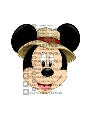 MICKEY SAFARI CUT OUT