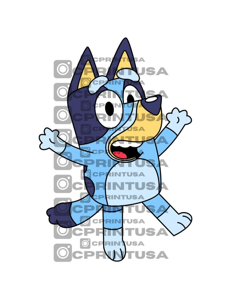 BLUEY CUT OUT City Balloons