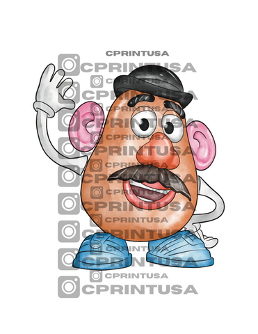 MR. POTATOE WATERCOLOR TOY STORY CUT OUT