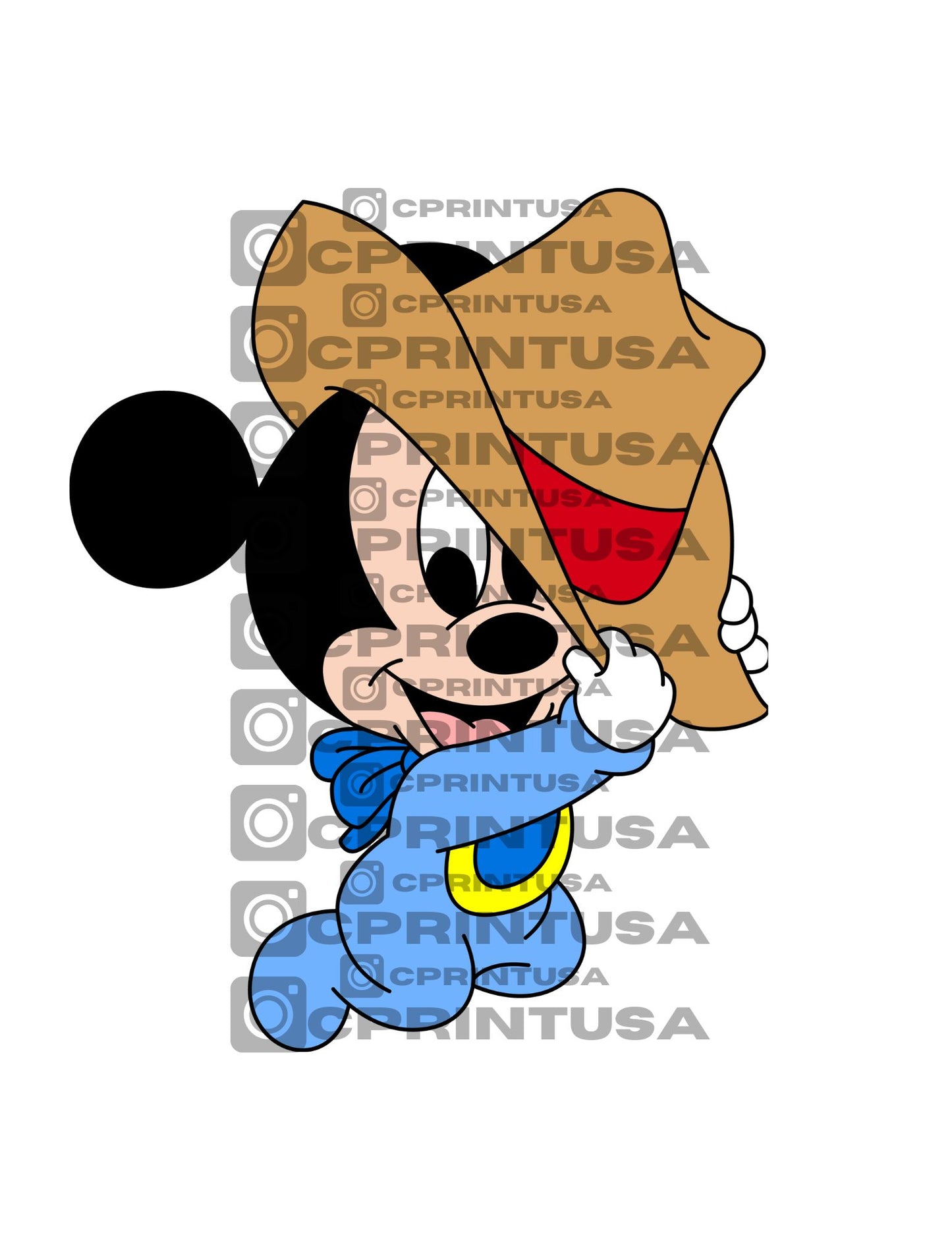 BABY MICKEY CUT OUT