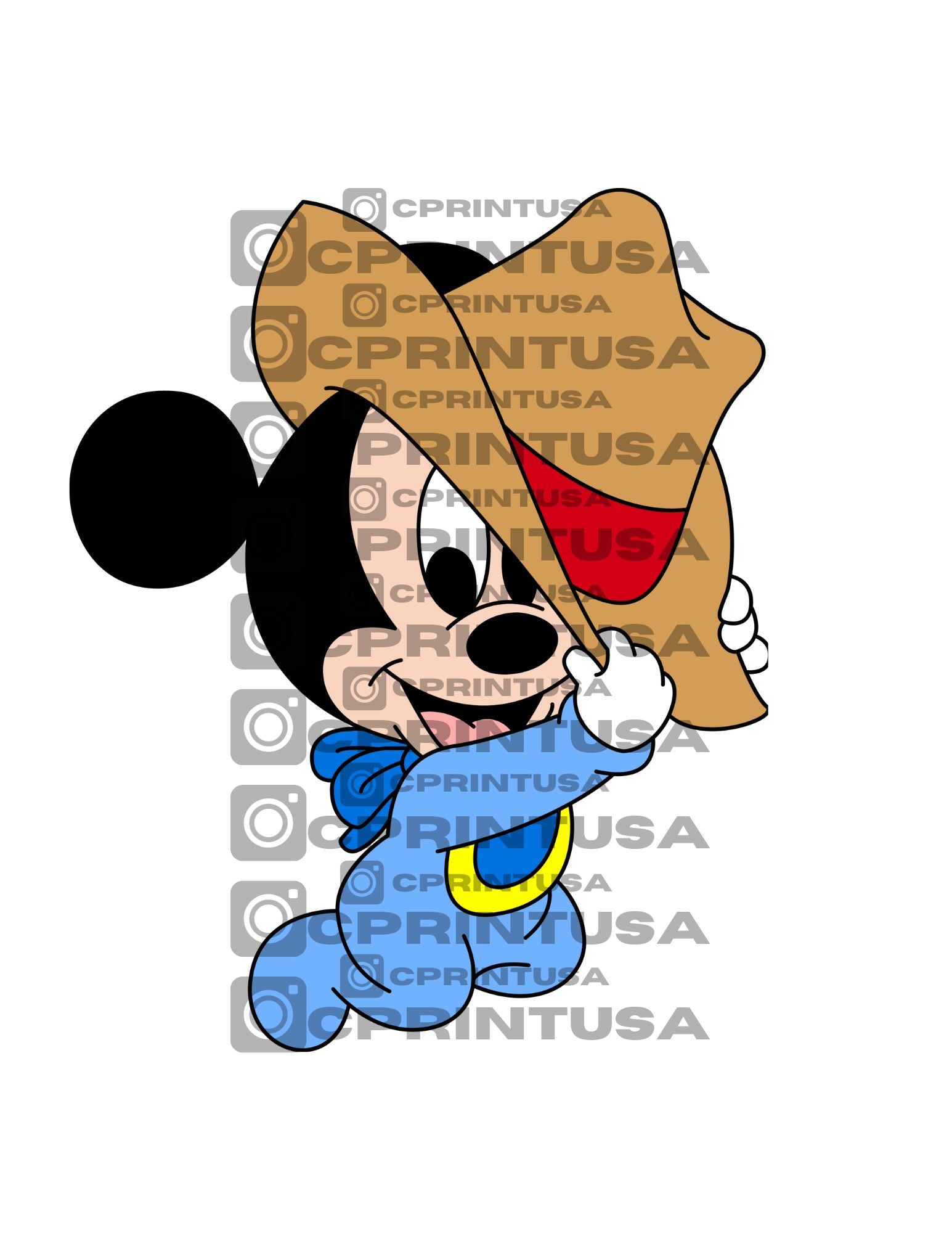 BABY MICKEY CUT OUT