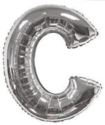 Letter C Silver- 34" in