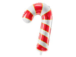 Red Candy Cane Foil Balloon 32in