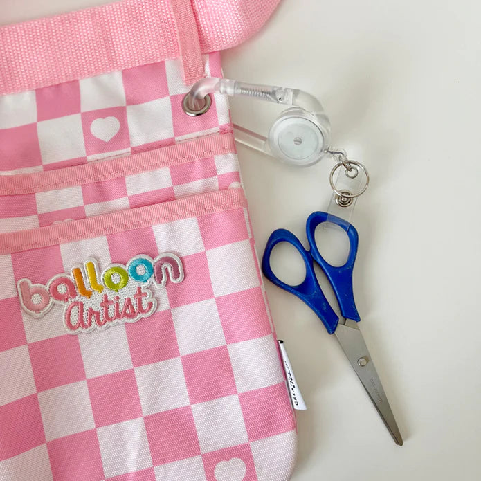 CARABINER SCISSOR REEL CLEAR - RETRACTABLE SCISSOR HOLDER