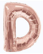 Letter D Rose Gold- 14" in