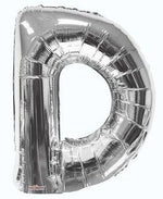 Letter D Silver- 34" in