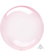 Crystal Clearz Bubble (Dark Pink) 10"
